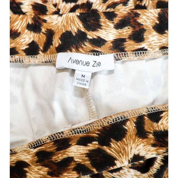 Summer Festival Leopard Print Leggings High Waisted Pants Skinny Leg Pants Small - Picture 3 of 3